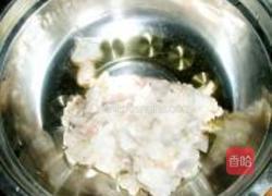 鲜虾豆腐酿竹荪的做法图解4