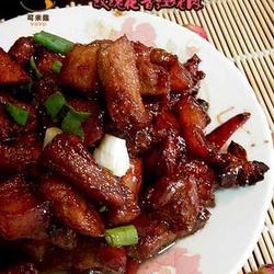 玫瑰花香红烧肉的做法[图]