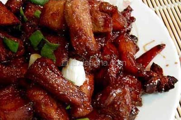 玫瑰花香红烧肉