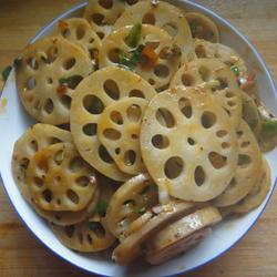 醋溜莲藕的做法[图]