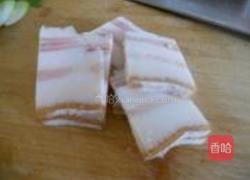 蕨菜炒腊肉的做法图解4