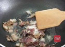 蕨菜炒腊肉的做法图解6