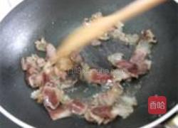 蕨菜炒腊肉的做法图解7
