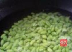 毛豆炒河虾的做法图解4