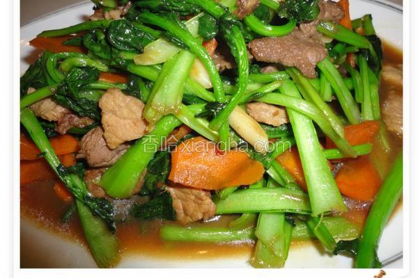 苔菜炒肉