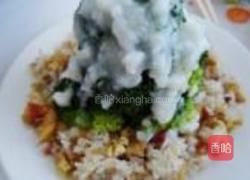 缤纷圣诞腊味炒饭的做法图解13