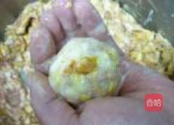 蟹粉狮子头的做法图解6