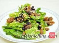豆豉鲮鱼拌油麦菜的做法图解8