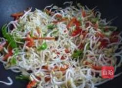 彩椒绿豆芽的做法图解5