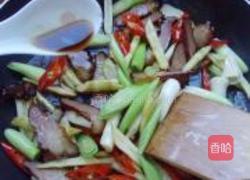 腊肉炒笋尖的做法图解6