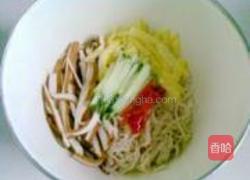 凉拌三鸡的做法图解9