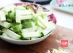 西葫芦炒香菇的做法图解3