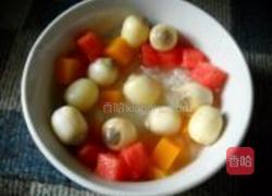 蜜豆冰蔬果糯米粥的做法图解12