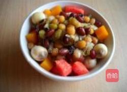 蜜豆冰蔬果糯米粥的做法图解14