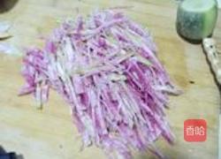 凉拌心里美萝卜丝的做法图解2