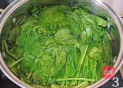 凉拌菠菜的做法图解3