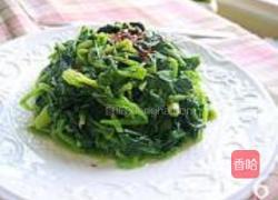 凉拌菠菜的做法图解6