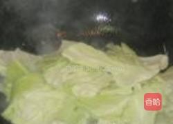 快炒包菜的做法图解3