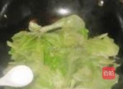 快炒包菜的做法图解5