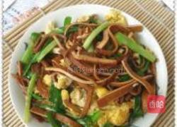 豆丝韭菜的做法图解7