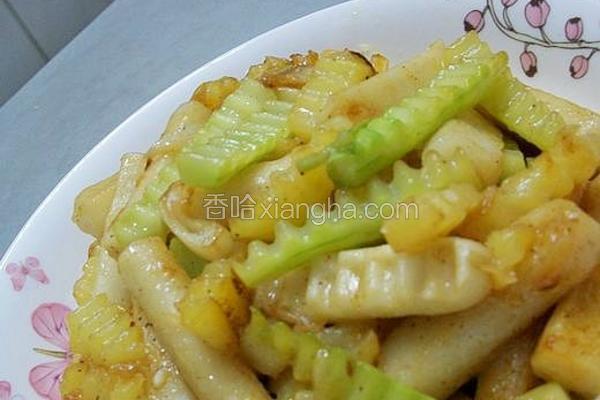 土豆炒年糕