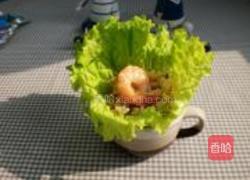 鲜虾生菜杯饭的做法图解9