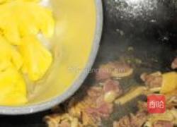 菠萝炒鸡胗的做法图解9