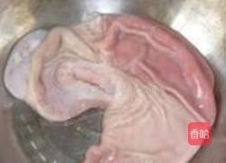 爆炒肚头的做法图解1