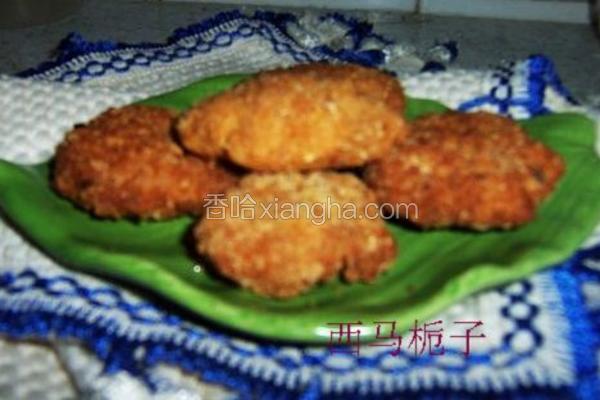 鳕鱼饼