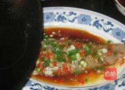 清蒸辣味方板鱼的做法图解6