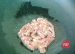 鲜黄花菜滑肉丝的做法图解4