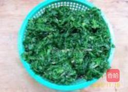 荠菜鲜肉黄金条的做法图解1