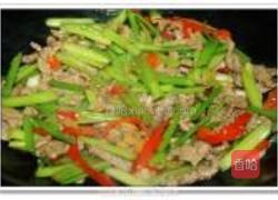 芹菜泡椒炒牛肉的做法图解14