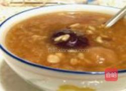 桂圆红枣小麦粥的做法图解2