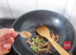 肉丝蒜薹的做法图解6