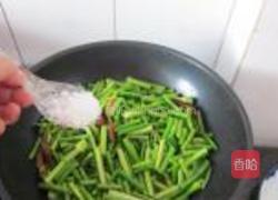 肉丝蒜薹的做法图解8