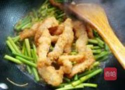 蒜薹炒鸡柳的做法图解6