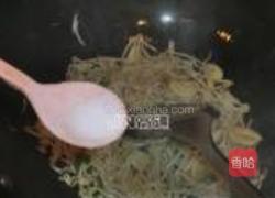 银芽青椒炒豆干的做法图解9