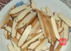 银芽青椒炒豆干的做法图解3