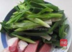 家常炒蒜苗的做法图解2