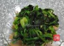 陈醋菠菜花生米的做法图解4
