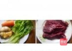 姜炒牛肉丝的做法图解1