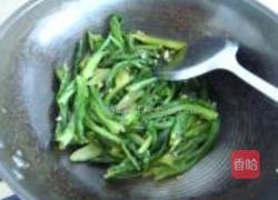 素炒油麦菜的做法图解9