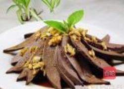 蒜汁五香猪肝的做法图解9