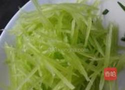 肉臊莴笋丝的做法图解3
