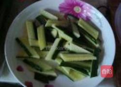 鸡蛋肉丝炒三样的做法图解5