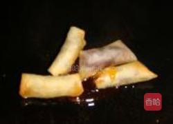 拔丝豆沙卷的做法图解11