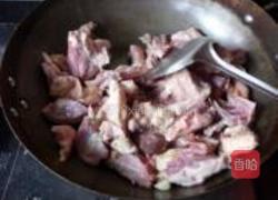 菜干花生红烧鹅的做法图解5