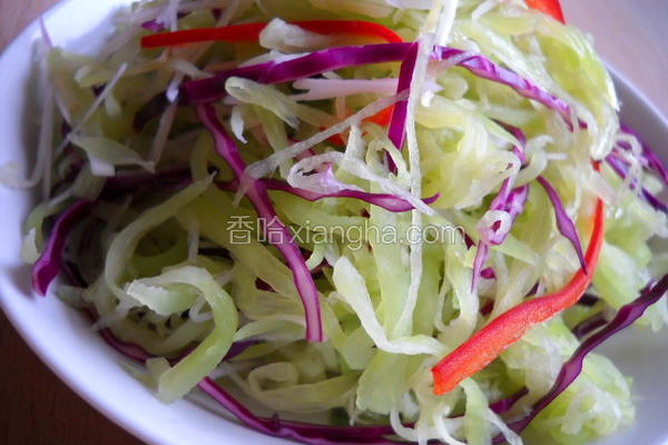 糖醋翠衣紫甘蓝