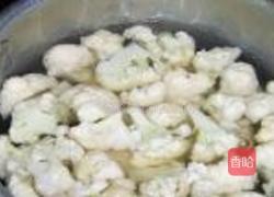 凉拌木耳菜花的做法图解3